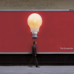 Billboard advert for The Economist