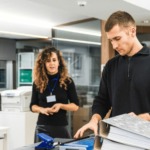 Managed digital print environment in a modern office supporting secure, cost-efficient and sustainable business operations