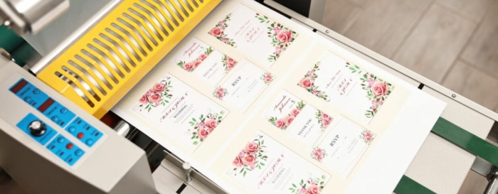 hybrid mail printing process in a production facility