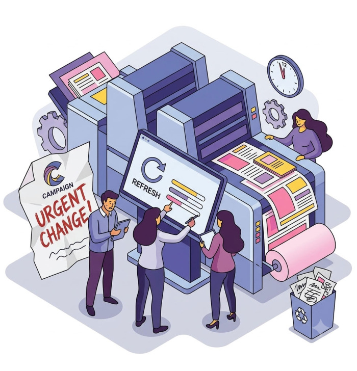 Campaign Print Changed Close To Launch? How Digital Printing Services Can Help